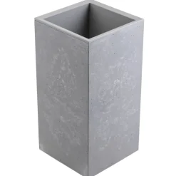 Donica Betonique na kółkach szary beton 30x30xh60 cm * HowHomely
