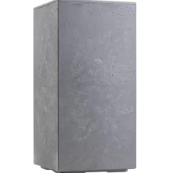 Donica Betonique na kółkach szary beton 30x30xh60 cm * HowHomely