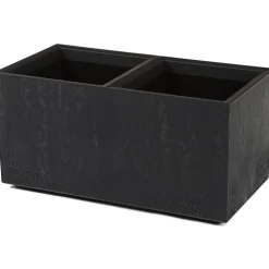 Donica Betonique recykling czarny beton h39X78 cm * HowHomely