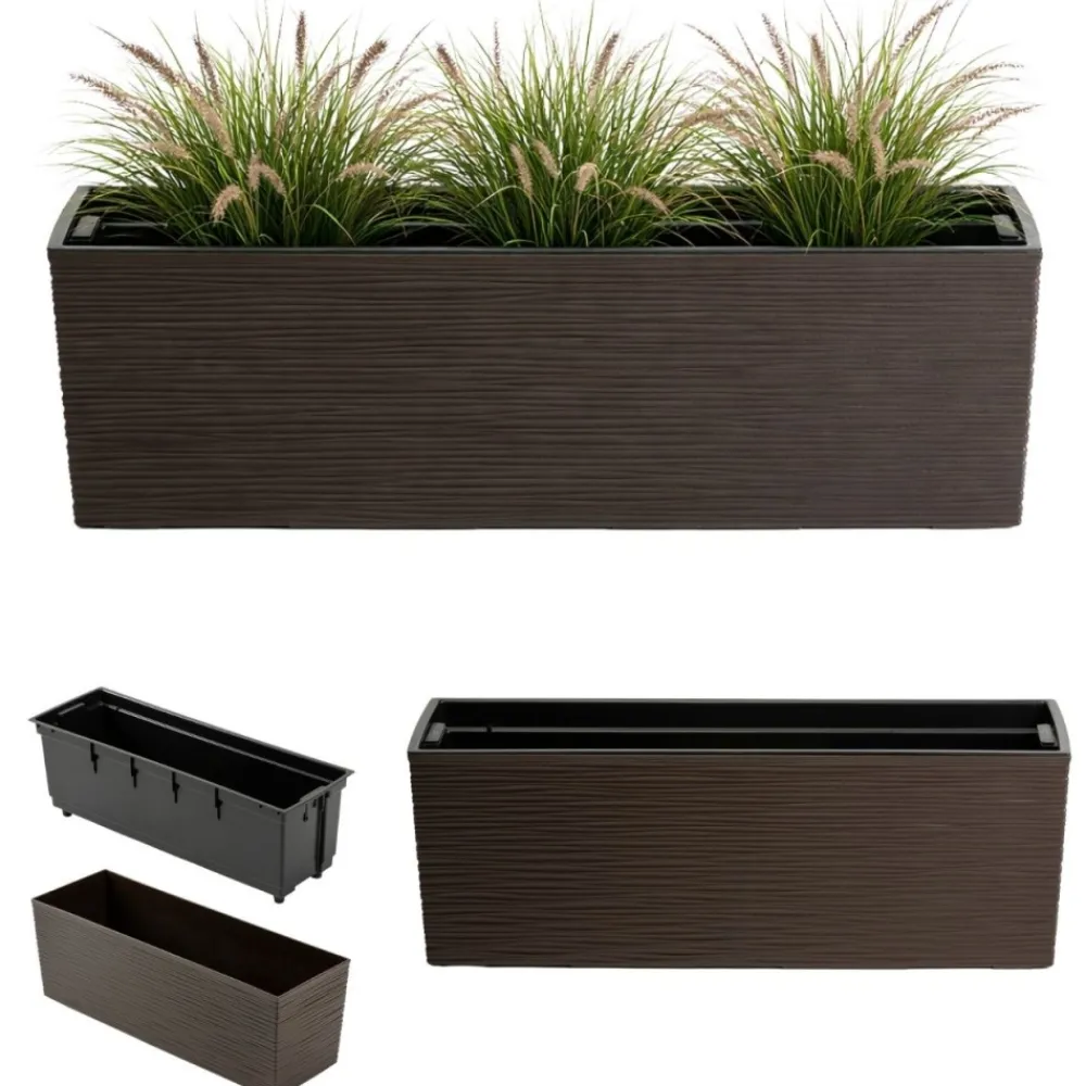 Donica Bouquet Riflo mokka 56xh19 cm * HowHomely Best
