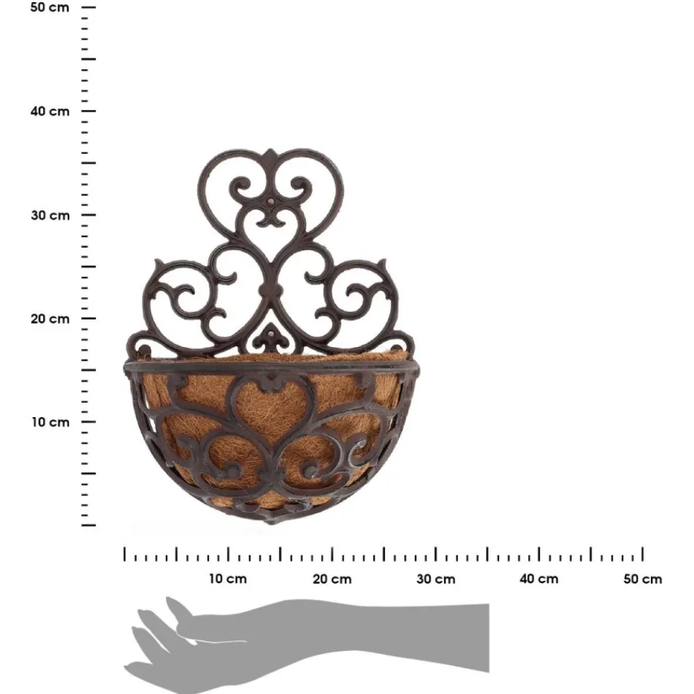 Donica ścienna żeliwna 2,3 l * Esschert Design Hot