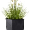Donica Flore Czarny Beton h25x25 cm * HowHomely Best
