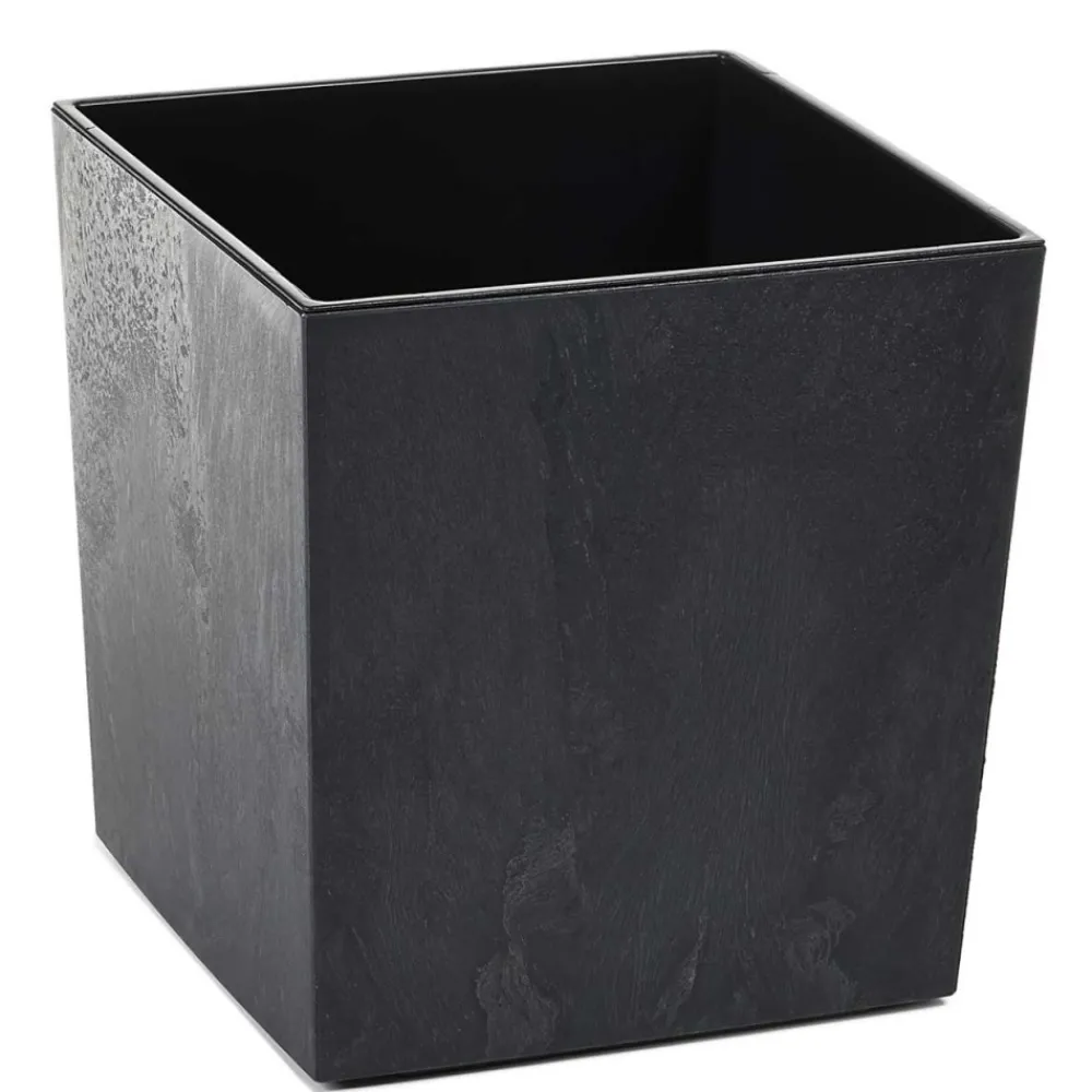 Donica Flore Czarny Beton h25x25 cm * HowHomely Best