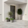 Donica Flore Szary Beton h30,5x29,5x29,5 cm * HowHomely Best