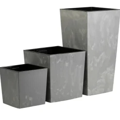 Donica Flore Szary Beton h30,5x29,5x29,5 cm * HowHomely Best