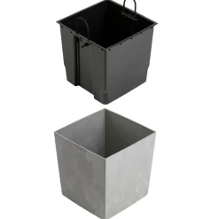 Donica Flore Szary Beton h30,5x29,5x29,5 cm * HowHomely Best