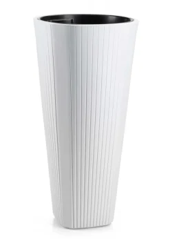Donica Mora wysoka biała 39xh81 cm * HowHomely Best