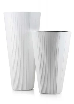 Donica Mora wysoka biała 39xh81 cm * HowHomely Best