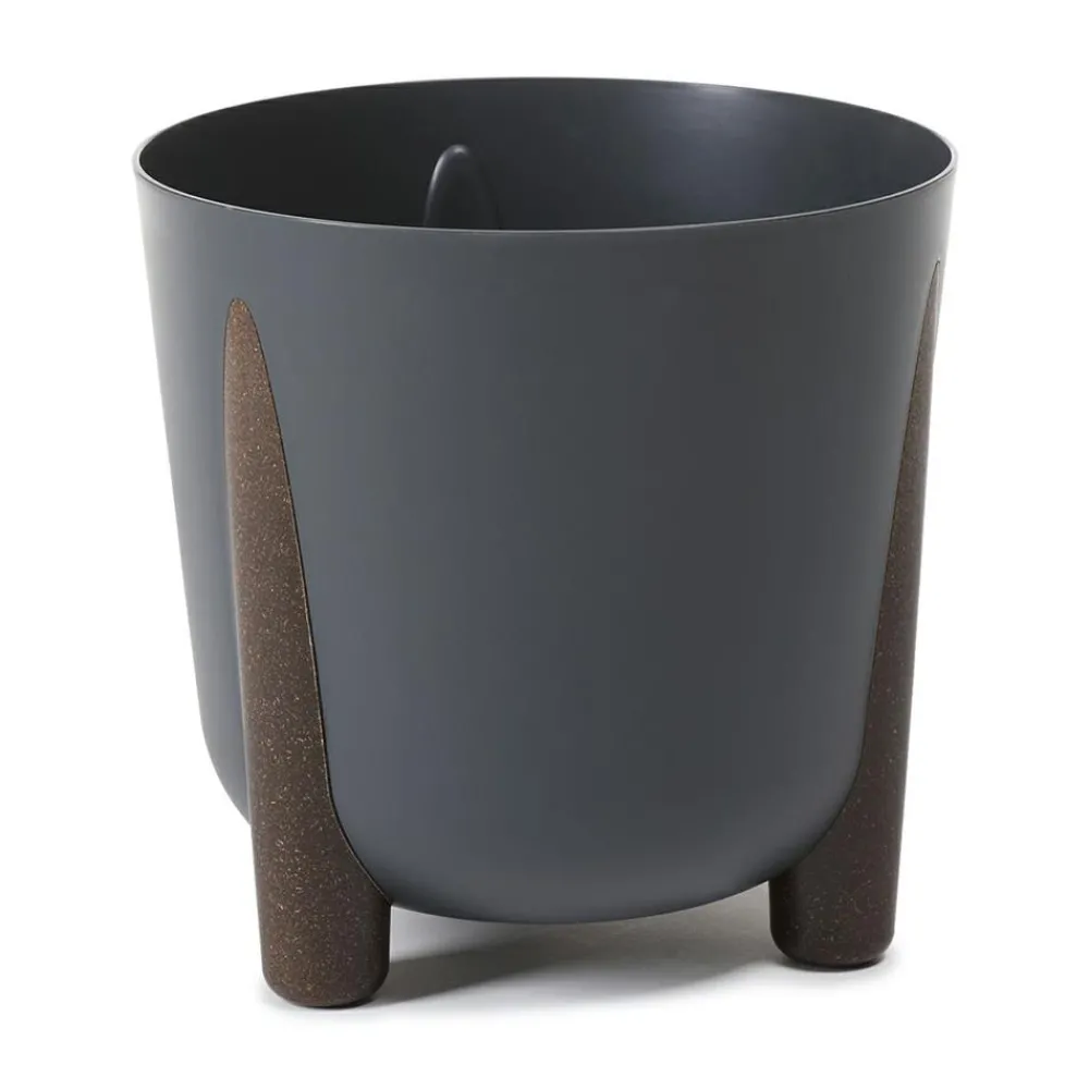 Donica Moss ECO recykling antracyt 26xh25 cm * HowHomely Outlet