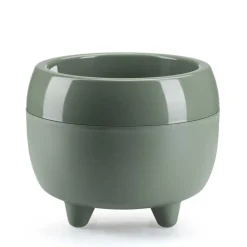 Donica na nóżkach botanica szarozielona 23xh18 cm * HowHomely Sale