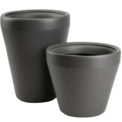 Donica ogrodowa Purea antracyt h49,4x55,4 cm * HowHomely Discount