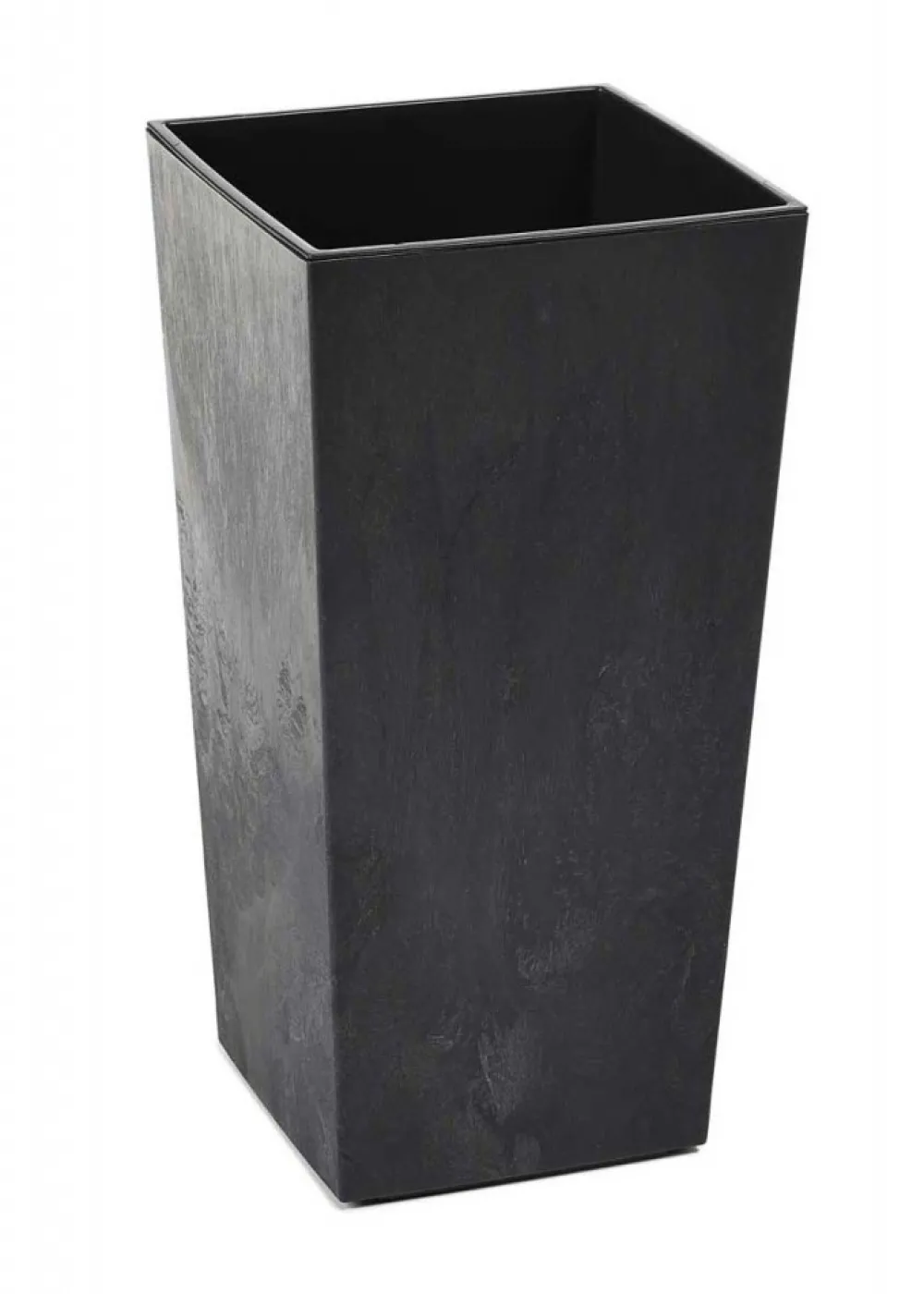Donica Porto Czarny Beton h46x25x25 cm * HowHomely Clearance