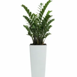 Donica Porto Riflo biała h46,5x24,7x24,7 cm * HowHomely Best