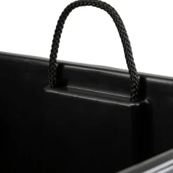 Donica Porto Riflo czarna h75x39,6x39,6 cm * HowHomely Outlet