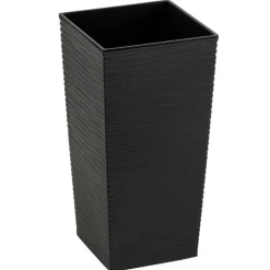 Donica Porto Riflo czarna h36x19x19 cm * HowHomely Hot