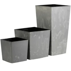 Donica Porto Szary Beton h75x39,6x39,6 cm * HowHomely Hot