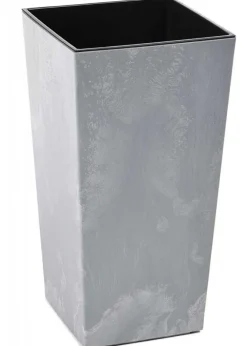 Donica Porto Szary Beton h68x35x35 cm * HowHomely Clearance