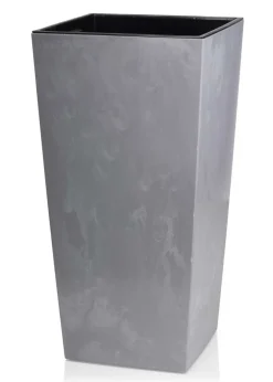 Donica Porto Szary Beton h68x35x35 cm * HowHomely Clearance