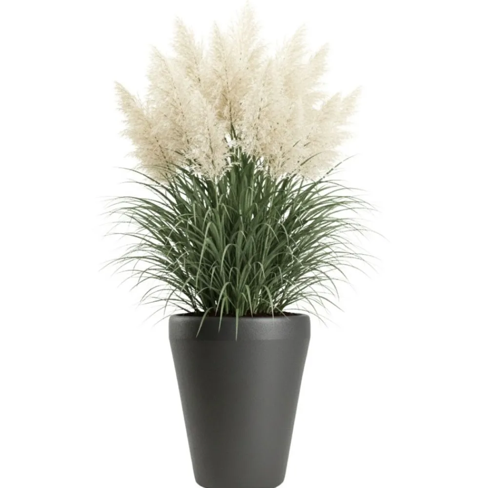 Donica Purea wysoka antracyt h51,2x39,5 cm * HowHomely Outlet