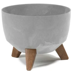 Donica Rosa ECO szary beton 29xh18 cm * HowHomely Discount