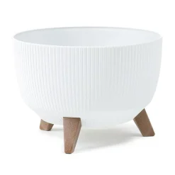 Donica Rosa linea ECO recykling biała 24xh15 cm * HowHomely Discount