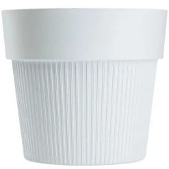 Donica SILVA LINE recykling biała h11,5x13,2 cm * HowHomely Outlet
