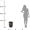 Donica Stripped ECO coffee espresso 30xh36 cm * HowHomely Best
