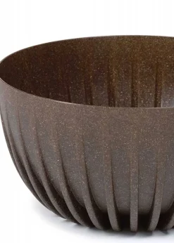 Donica Stripped ECO coffee espresso 30xh16 cm * HowHomely Sale