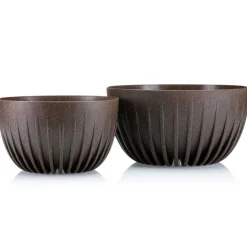 Donica Stripped ECO coffee espresso 24xh14 cm * HowHomely Sale