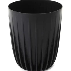 Donica Stripped ECO recykling czarna 19xh23 cm * HowHomely Clearance