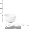 Donica Stripped ECO recykling biała 24xh14 cm * HowHomely Clearance