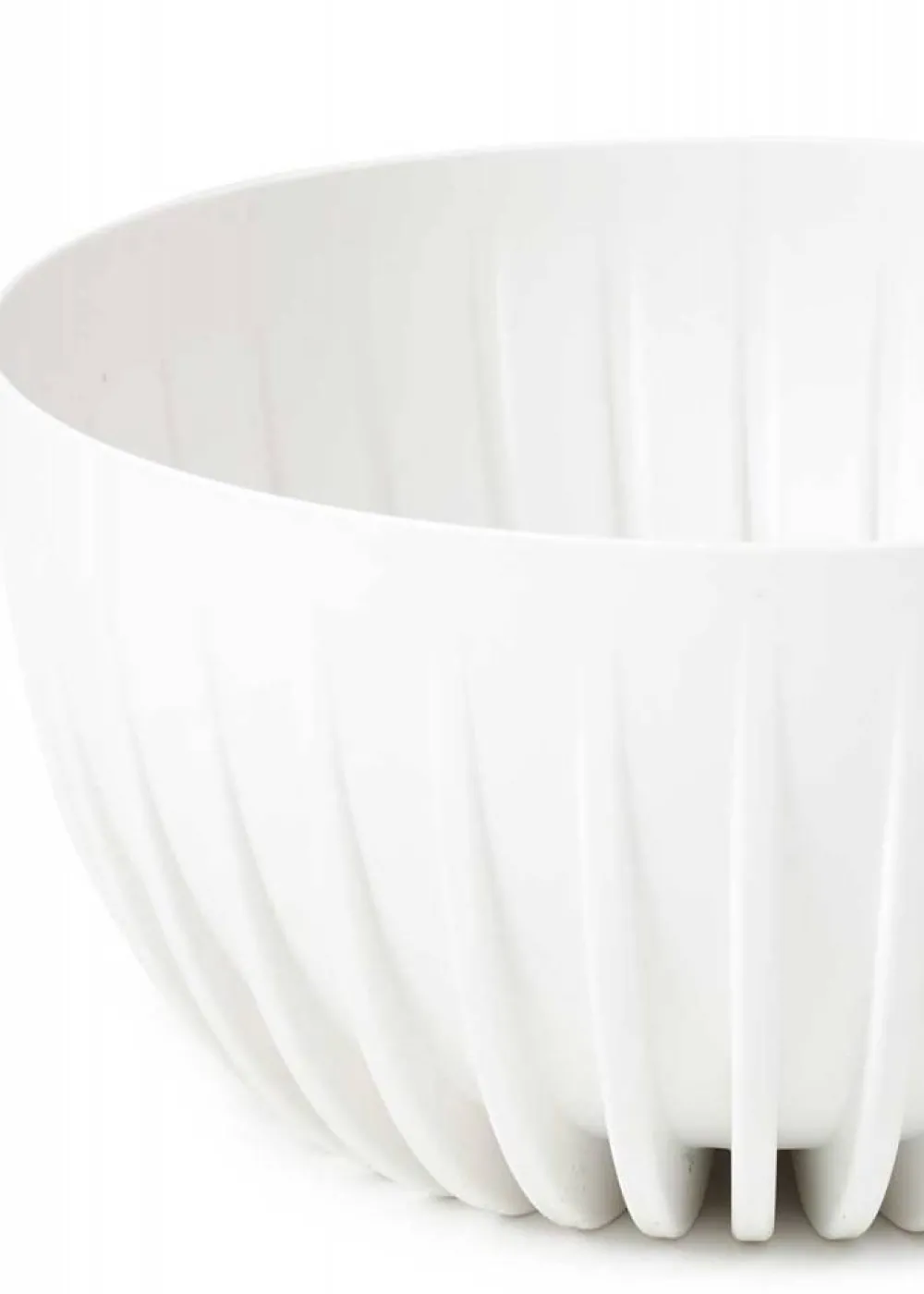 Donica Stripped ECO recykling biała 24xh14 cm * HowHomely Clearance