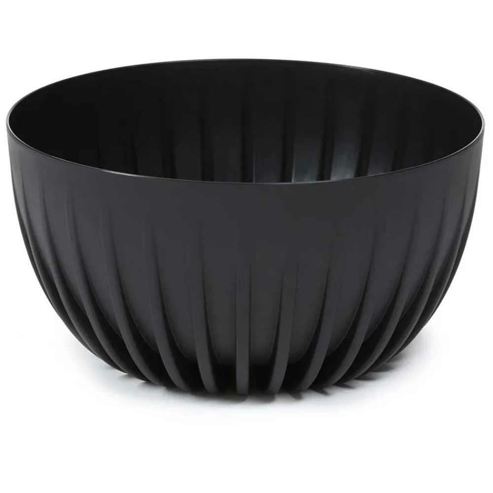 Donica Stripped ECO recykling czarna 30xh16 cm * HowHomely