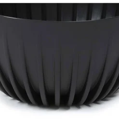 Donica Stripped ECO recykling antracytowa 24xh14 cm * HowHomely Outlet