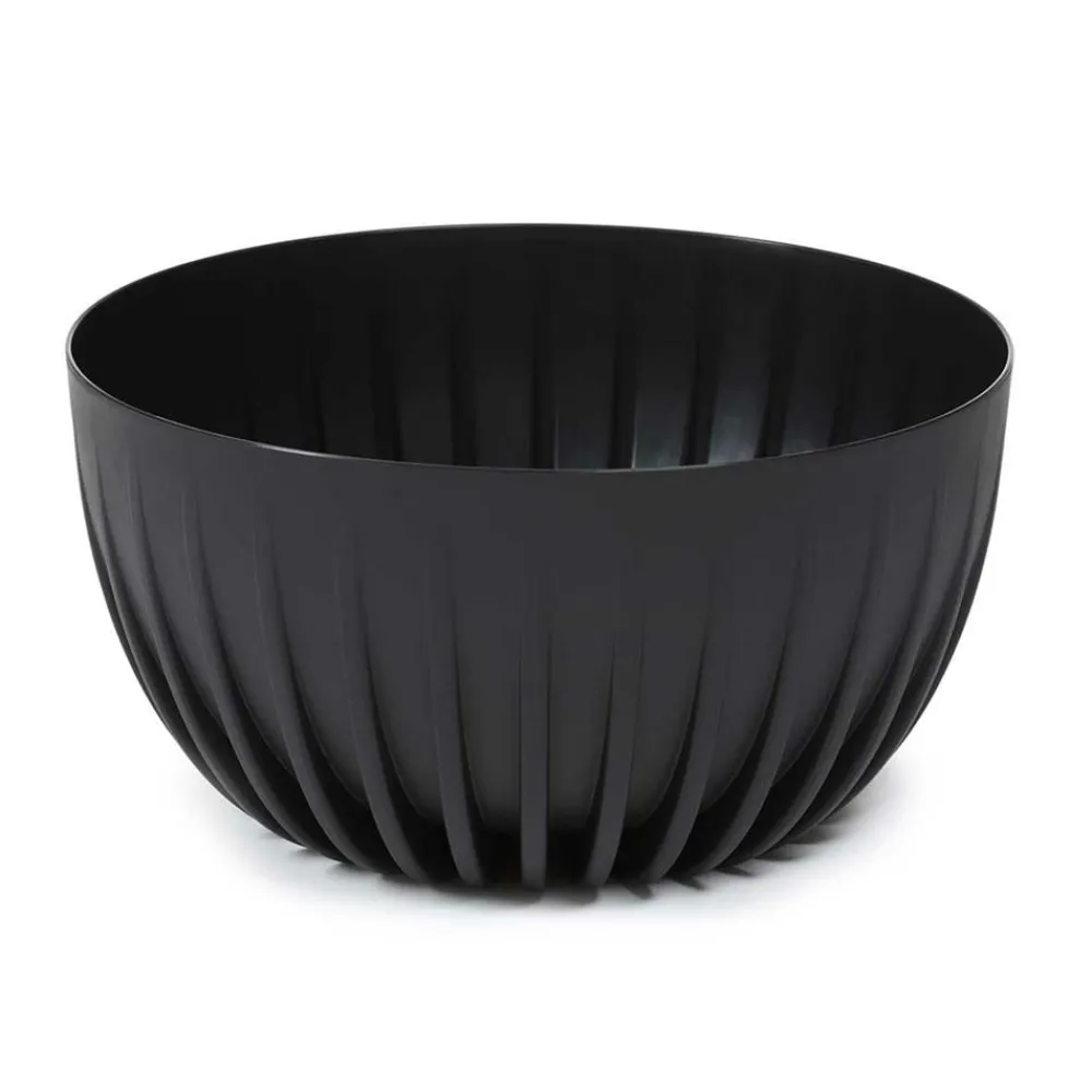 Donica Stripped ECO recykling czarna 24xh14 cm * HowHomely