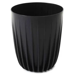 Donica Stripped ECO recykling czarna 30xh36 cm * HowHomely