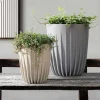 Donica Stripped ECO recykling antracytowa 30xh36 cm * HowHomely Online