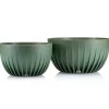 Donica Stripped ECO wood zielona 30xh16 cm * HowHomely New