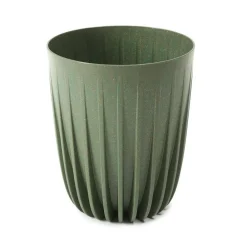 Donica Stripped ECO wood zielona 25xh30 cm * HowHomely Best