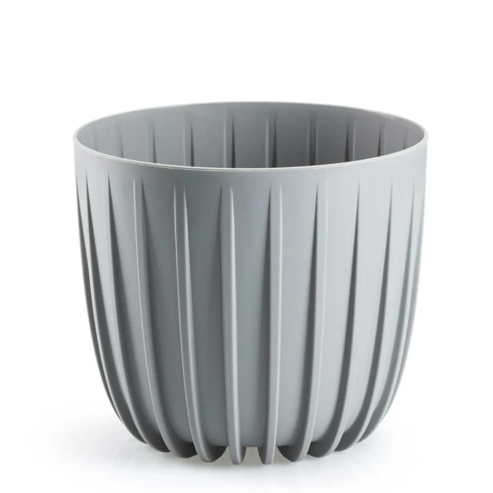 Donica Stripped niska szara 18xh15,6 cm * HowHomely Hot