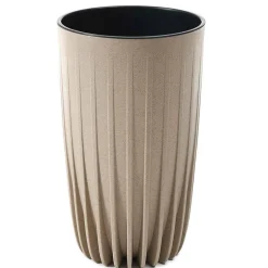 Donica Stripped Wysoka ECO coffee latte 30xh51 cm * HowHomely New