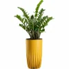 Donica Stripped Wysoka musztardowa 25,3xh42 cm * HowHomely Hot