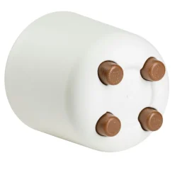 Donica TERRA na nóżkach recykling kremowa h21x19,3 cm * HowHomely Outlet