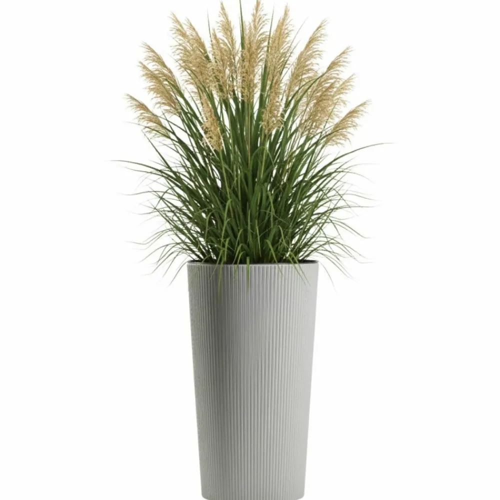 Donica Urbanika ECO wood szary h46,6x25,5 cm * HowHomely Outlet