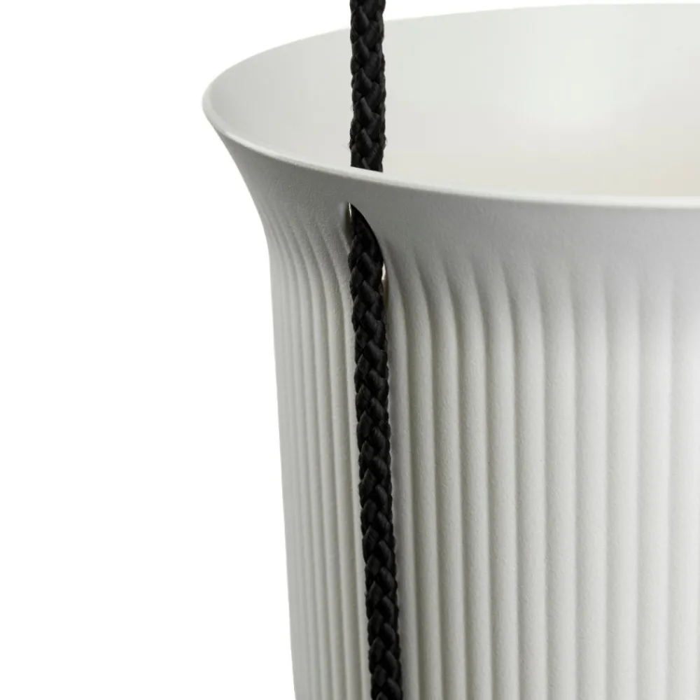 Donica wisząca AERA HANG recykling kremowa 17,9 cm * HowHomely Sale
