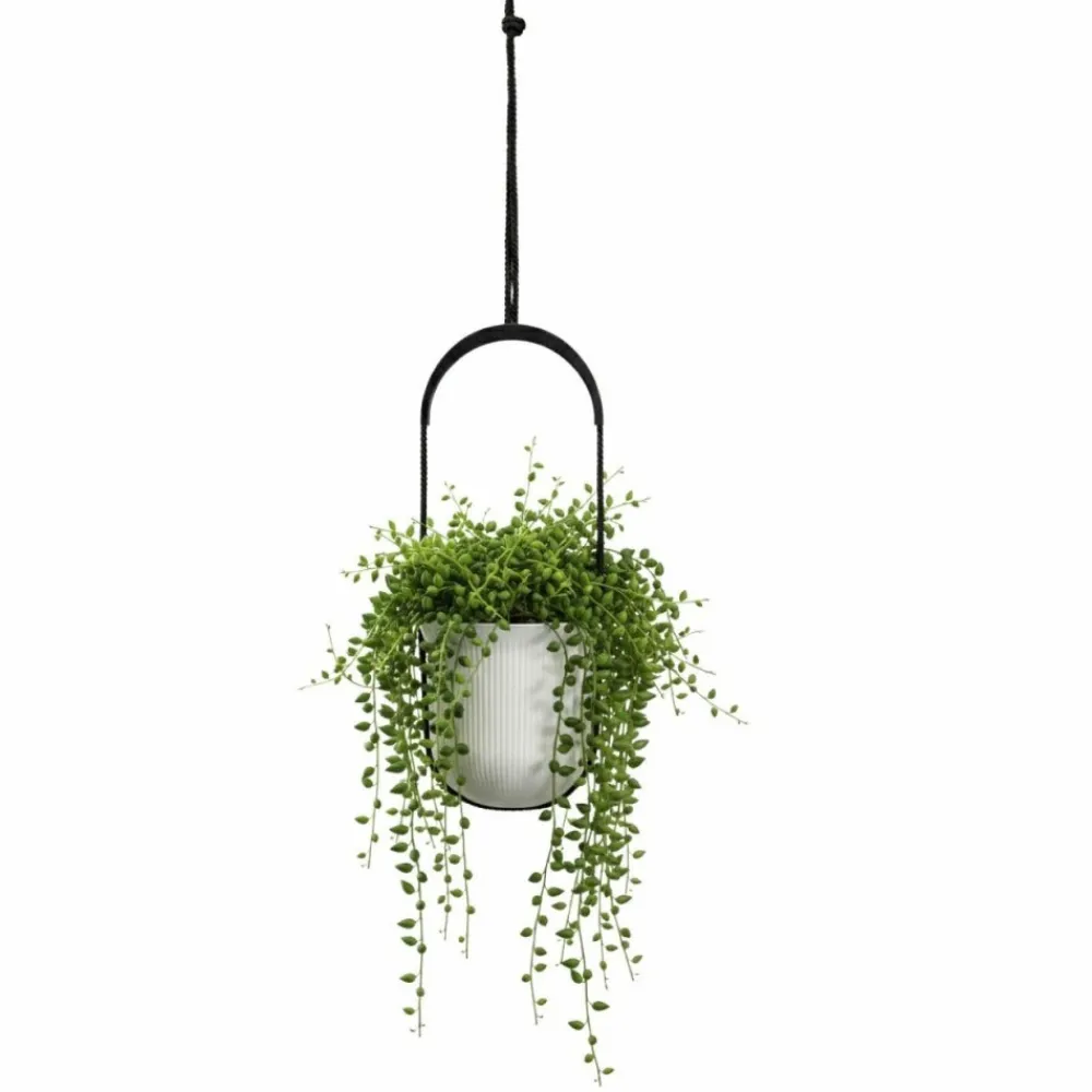 Donica wisząca AERA HANG recykling kremowa 17,9 cm * HowHomely Sale