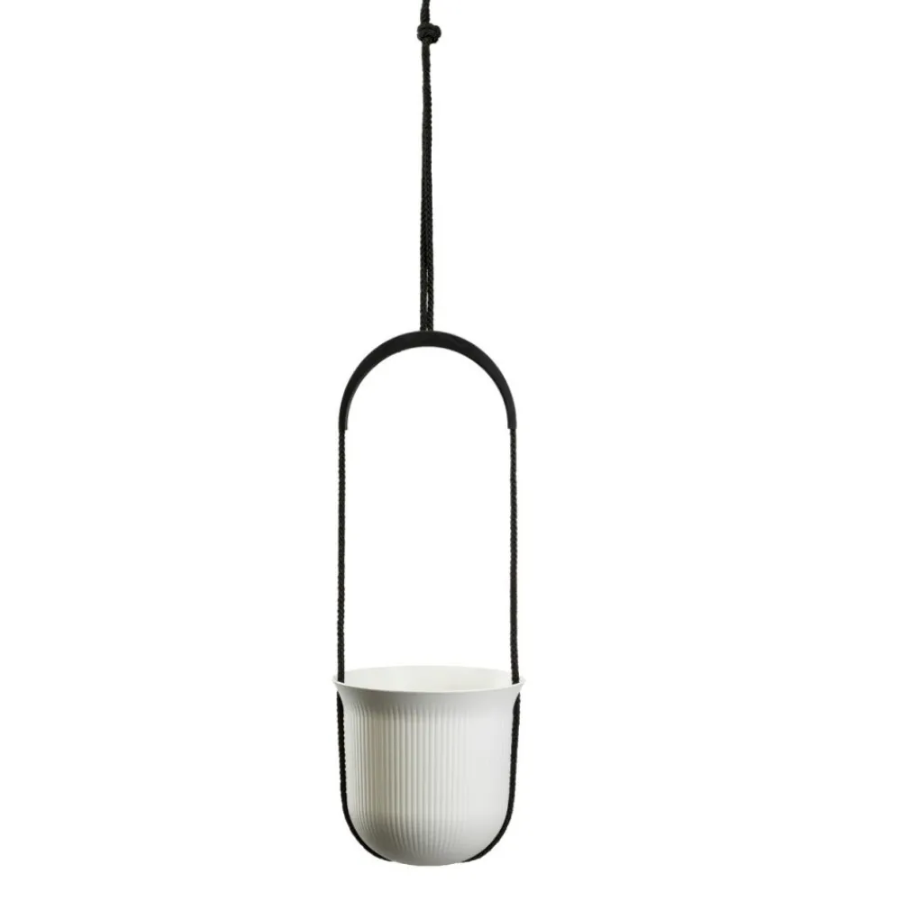 Donica wisząca AERA HANG recykling kremowa 17,9 cm * HowHomely Sale