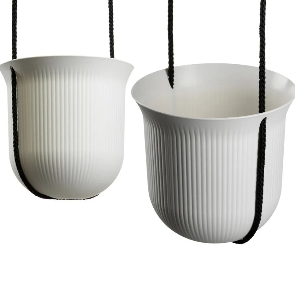 Donica wisząca AERA HANG recykling kremowa 17,9 cm * HowHomely Sale