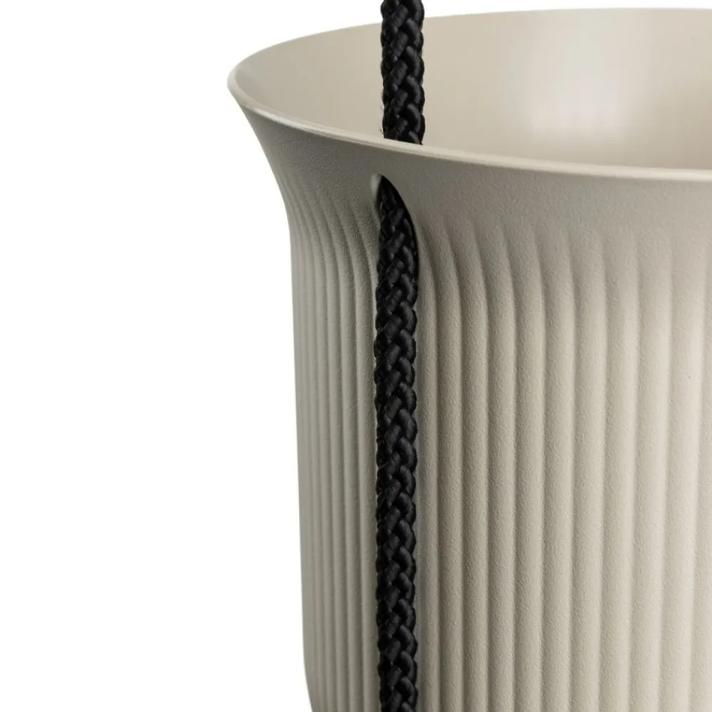 Donica wisząca AERA HANG recykling beż 17,9 cm * HowHomely Discount