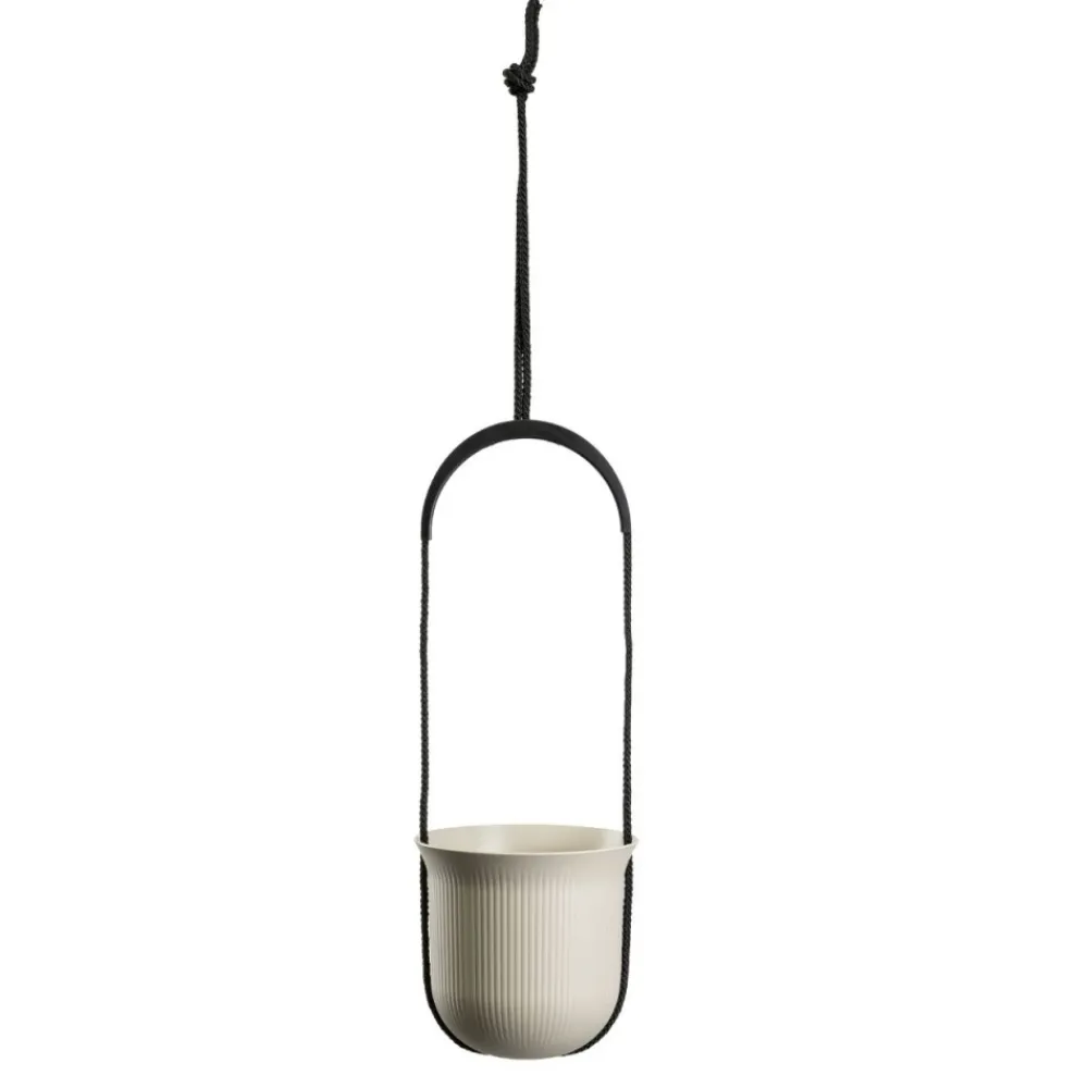 Donica wisząca AERA HANG recykling beż 17,9 cm * HowHomely Discount
